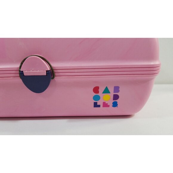 Caboodles Pink & Purple Plastic Vintage Makeup Case With Mirror - Picture 4 of 16